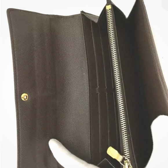 💎Louis Vuitton Damier Porte Fenille Sarah Long wallet. 100% authentic. - Picture 5 of 10